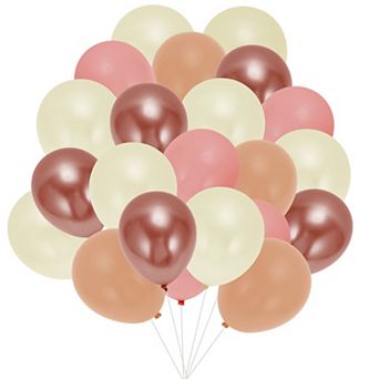 60 pc Party Balloons with Ribbon for Party