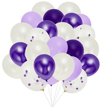 60 pc Party Balloons with Ribbon for Party