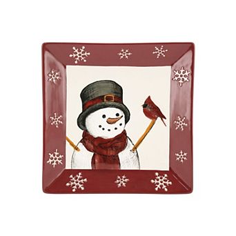 St. Nicholas Square® Yuletide Square Salad Plate
