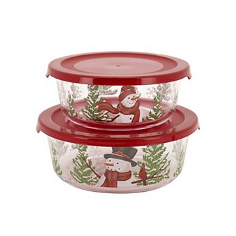 St. Nicholas Square® Yuletide 2 pc Storage Container Set