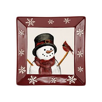 St. Nicholas Square® Yuletide Square Salad Plate