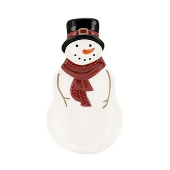 St. Nicholas Square® Yuletide Snowman Spoon Rest