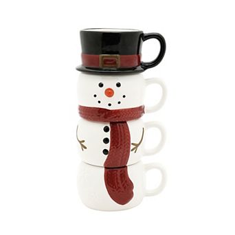 St. Nicholas Square® 4 pc Snowman Stacking Mug Set
