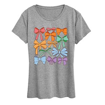 Women's Pride Coquette Bows Graphic Tee