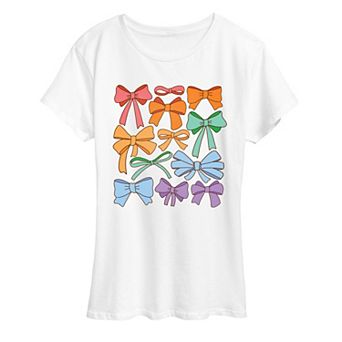 Women's Pride Coquette Bows Graphic Tee