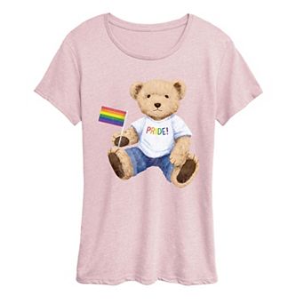 Women's Pride Teddy Bear Graphic Tee