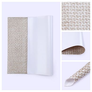 Rectangle Placemats Set of 4 Faux Leather Mat for Table Decor Heat Resistant Table Mat 15.7x11.8inch