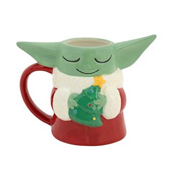 St. Nicholas Square® Star Wars Figural Grogu Ceramic Mug