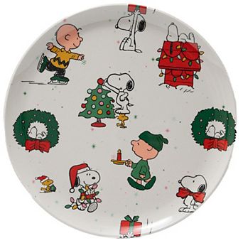 St. Nicholas Square® Peanuts Holiday Dinner Plate