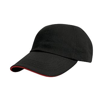 Result Headwear Pro Style Heavy Brushed Cotton Sandwich Peak Baseball Cap