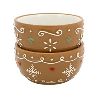 St. Nicholas Square® Gingerbread 2 pc Dip Bowls Set