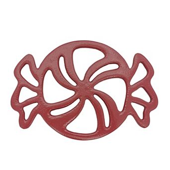 St. Nicholas Square® Peppermint Metal Trivet