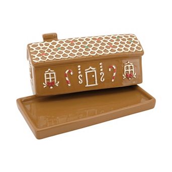 St. Nicholas Square® Gingerbread House Butter Dish