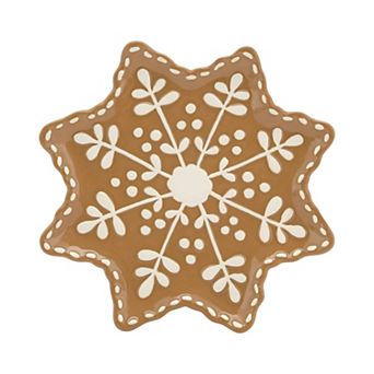 St. Nicholas Square® Gingerbread Snowflake Salad Plate