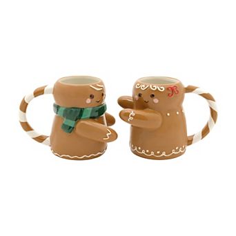 St. Nicholas Square® 2 pc Gingerbread Snuggle Mug Set