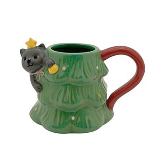 St. Nicholas Square® Retro Cheer Meow Mischief Ceramic Mug