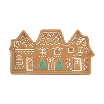 St. Nicholas Square® Gingerbread Houses Small Serving Platter