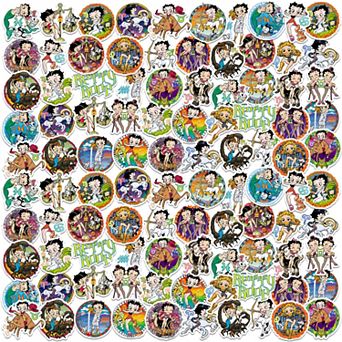 Betty Boop Zodiac Signs Sticker Pack