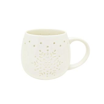 St. Nicholas Square® Punch Snowflake Ceramic Mug