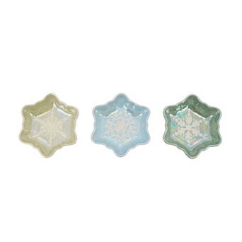 St. Nicholas Square® Snowflake 3 pc Dip Bowls Set