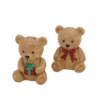 St. Nicholas Square® Teddy Bear 2 pc Salt & Pepper Shaker Set