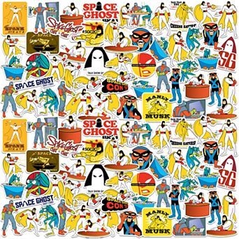 Space Ghost Sticker Pack