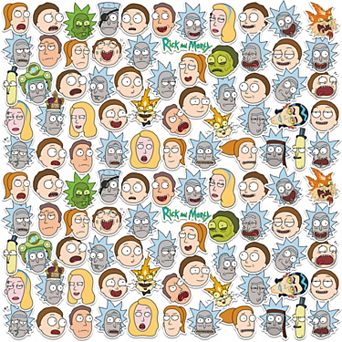 Rick And Morty Headshot Sticker Pack