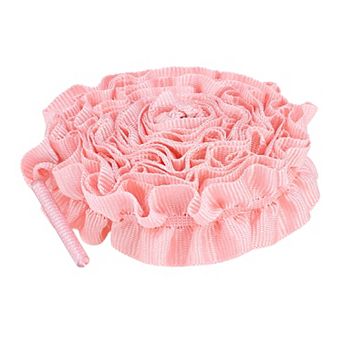 Women's Shoelaces Ruffled Ribbon Shoestrings for Sneakers 2 Pairs 39.4"