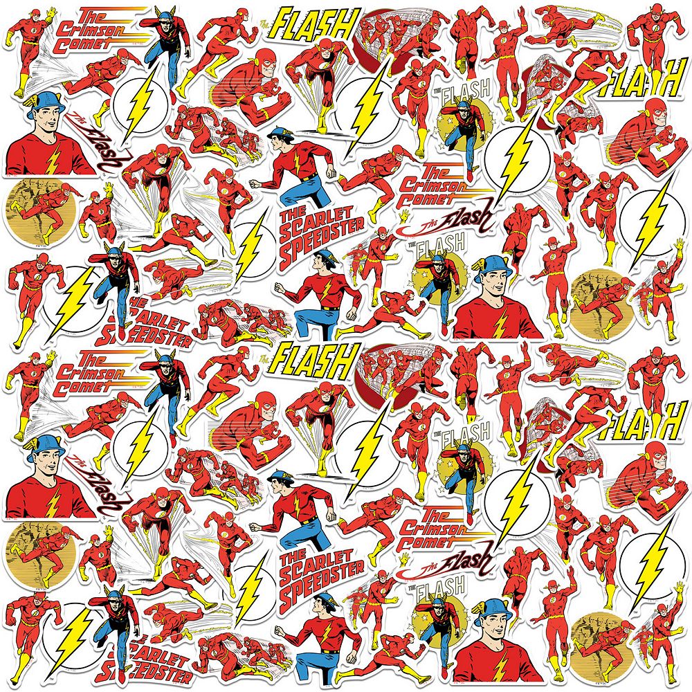The Flash Vintage Sticker Pack