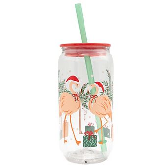 St. Nicholas Square® Holiday Flamingo Can Sipper