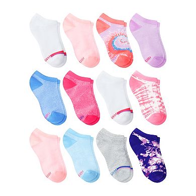 Girls Hanes® 12-Pack EZ Sort No-Show Socks