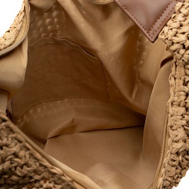 SOL and MER Crochet Crossbody Hobo Bag