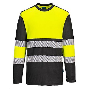 Portwest Mens PW3 Cotton High-Vis T-Shirt