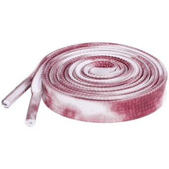 Women's Flat Shoestrings Tie-Dye Shoelaces for Sneakers 1 Pair 55.1"