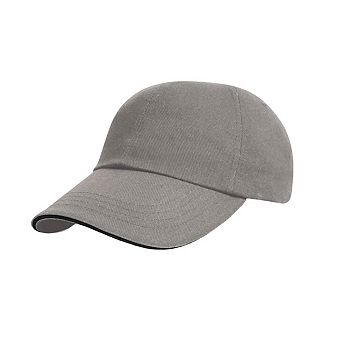 Result Mens Heavy Brushed Cotton Sandwich Peak Baseball Cap