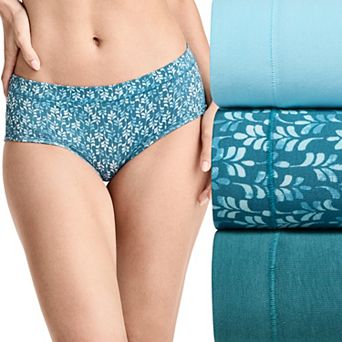 Women's Jockey® Cotton Stretch Hi Cut 3-Pack Panties 6309