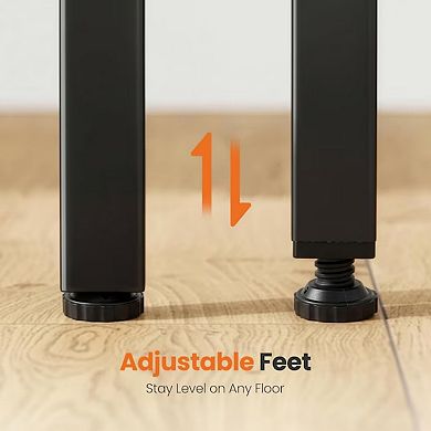 YIORTWO L Shaped Computer Desk with Storage Shelves, Corner Home Office Gaming Desk