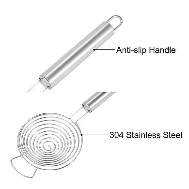 Egg White Separator Stainless Steel Egg Yolk Separating Filter Long Handle Cooking Baking Tool 1Pc