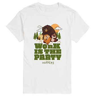 Big & Tall Disney / Pixar's Hoppers Work Is The Party Graphic Tee