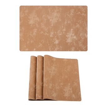 Placemats Set of 4 Waterproof Mats for Kitchen Dining Table Decor Heat Resistant Mat 17.7x11.8 Inch