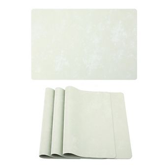 Placemats Set of 4 Waterproof Mats for Kitchen Dining Table Decor Heat Resistant Mat 17.7x11.8 Inch