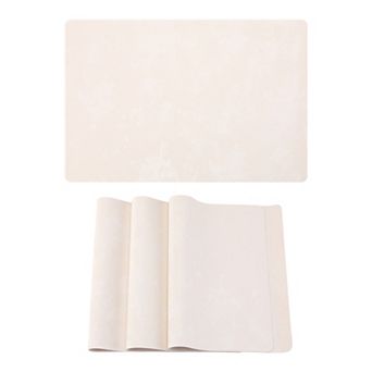 Placemats Set of 4 Waterproof Mats for Kitchen Dining Table Decor Heat Resistant Mat 17.7x11.8 Inch