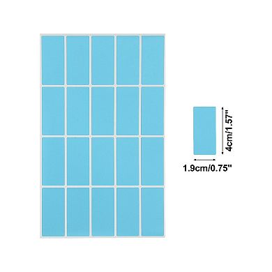 Handwritable Rectangle Gift Stickers 20 Pcs