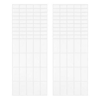 Handwritable Rectangle Gift Stickers 20 pc