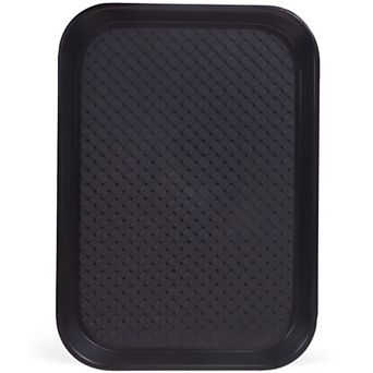 Stackable Plastic Serving Platter Tray for Cafeteria, Buffet or Home Use