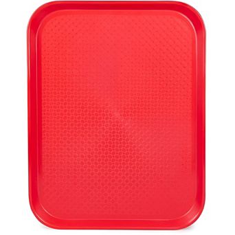 Stackable Plastic Serving Platter Tray for Cafeteria, Buffet or Home Use