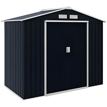 Large Garden Shed with Double Doors for Pool Supplies and Equipment