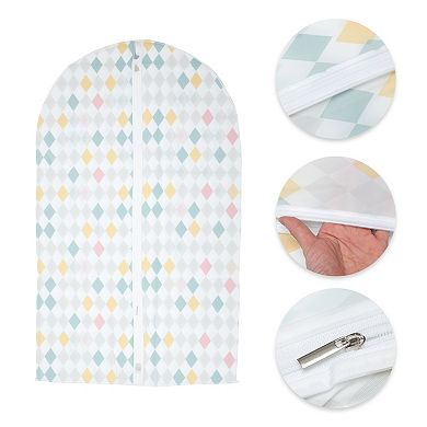 Dustproof Translucent Garment Bag for Closet 5 Pcs