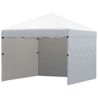 Outdoor Pop-Up Gazebo Canopy with Sidewalls for Backyard, Camping, and Picnics