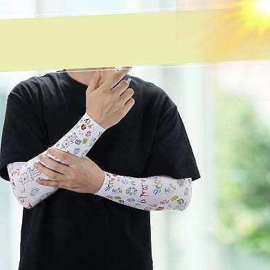 14.37" Sun Protection Cooling Arm Sleeves 1 Pair Multicolor